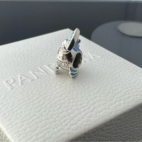 Pandora Flounder Ariel Mermaid Disney Princess Charm with gift box #105 - Picture 3 of 5